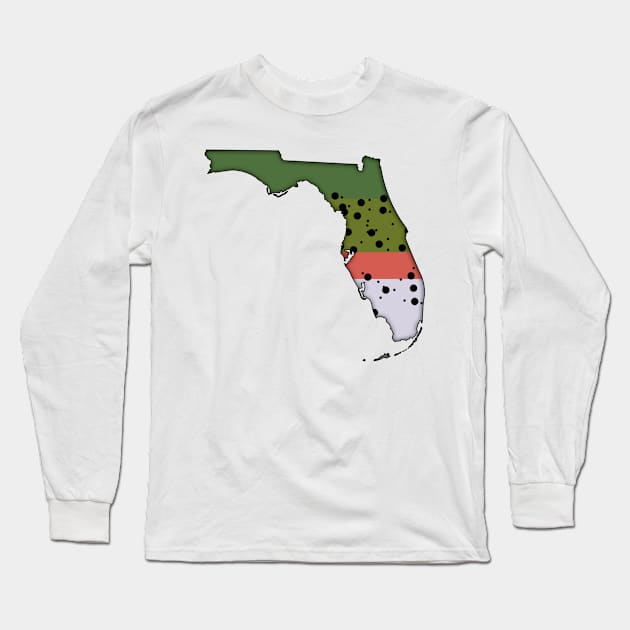 Florida Trout Long Sleeve T-Shirt by somekindofguru